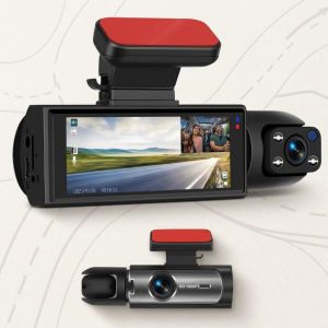 1080P HD Dual Dash Cam Front and Rear Night Vision G-Sensor 316 Inch IPS Screen Car Driving Recorder Vehicle Camera