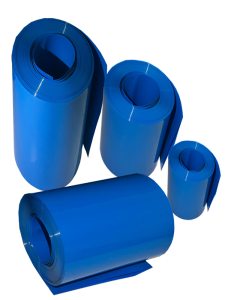 Blue PVC Heat Shrink Tube Insulation Cover Film for Lithium Battery Pack 18650 Battery Heat Shrink Film Electronic Components