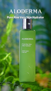 ALODERMA Pure Aloe Vera Skin Hydrator 99.8% Pure Aloe Leaf Juice Multi-Effect Skincare Facial Toner for All Skin Type USDA Organic Certified 240mL