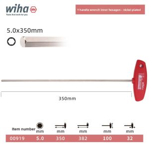 Wiha | T-Shaped Hex Key with Extended Handle