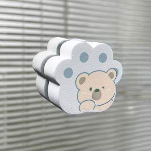 Bersihkan Cermin Cat Claw Sponge Glass Cleaner Wipe off Dirt without Leaving Marks Can Absorb Mirror卡通镜面海绵擦 无水印擦拭