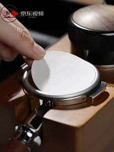 กระดาษกรองกาแฟ กระดาษดริป สำหรับหม้อต้มกาแฟ 100 แผ่น กระดาษกรองกาแฟวงกลม Moka Pot Paper Filter ไม่ฟอกขาว คุณภาพดี แบบหนา