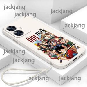 Casing INFINIX NOTE 30, 30PRO, 30I, TECNO SPARK 10, and INFINIX HOT 30I: ONE PIECE Soft Silicone TPU Phone Case with Same Color Lanyard