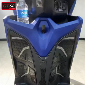 For Honda Click 125/150 V2 V3 2018-2022 Body Protector Deck Pad Cover-GT68 (Right & Kiri) Rubber Material Made in Thailand
