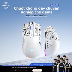 AULA | Chuột Không Dây Bluetooth Đa Chế Độ Cho Game Và Văn Phòng Nhẹ