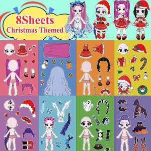Set 8 sticker Kpop Hunter phong cách Christmas
