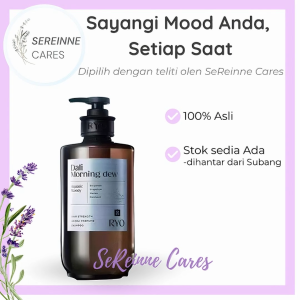 Ryo Dali Morning Dew Korean Premium Perfume Herbal Shampoo 580ML - For Calm & Healthy Scalp Syampu Wangi Tahan Lama Anti Rambut Gugur Anti Hair Loss Fragrance Fresh Scalp Care 韩国草本洗发水 防脱发
