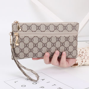 Fashion New Clutch Bag Ladies Wallet All-match Casual Mobile Phone Bag Womens Coin Purse Simple Small Square Bag