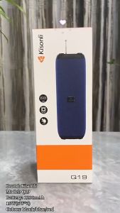 Q19 Speaker Bluetooth 5.1 Kisonli Waterproof IPX5 Stereo Bass With Antena - KMS