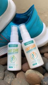 Foot Spray สเปรย์ดับกลิ่นเท้า สเปรย์ดับกลิ่นรองเท้า ดับกลิ่นเท้า เท้ามีกลิ่น มีกลิ่นเท้า ระงับกลิ่นเท้า สเปรย์ระงับกลิ่นรองเท้า ช่วยให้เท้าแห้งสบาย และสดชื่น 50มล