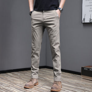 TUCANO Autumn Pure Cotton Casual Pants Slim Fit Mens Summer Ice Silk Long Trousers Spring Autumn Fashion Brand Leisure Trousers