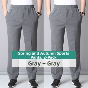 Seniors Elastic Waist Pants Spring Autumn Season