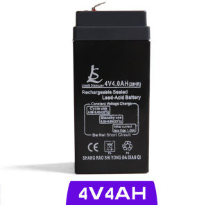 (คูปองส่วนลดค่าส่ง50บาท)แบตเตอรี่(แห้ง) 4V4Ah/20hR ใช้กับเครื่องชั่งดิจิตอล และอื่นๆๆ ประจุกระแสไฟสูง ใช้ได้นาน