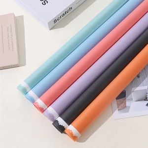 Kertas Bunga Buket Cellophane Warna Motif Brokat Renda Flower Wrapping KB6033