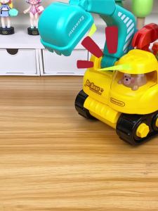 BEI JESS | Electric Drill Toy Car with Screwdriver Light Sound Kid Pretend Play DIY Tools Removable Role Play Maintenance Gifts for 3 Years