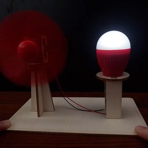 พร้อมส่ง⚡ชุดประกอบกังหันลมกำเนิดไฟฟ้า STEM ของเล่นวิทยาศาสตร์ ชุดประกอบไม้ กังหันลมพลังงานแสงอาทิตย์ T-M210 Solar Fan DIY Solar cell โซล่าเซลล์ ชุดทดลอง