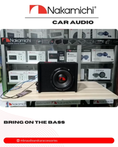 Nakamichi NBX-25M 10 inch Active Subwoofer GRAV bass technology up to 1000w peak power