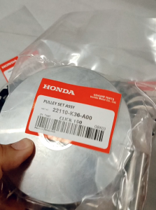 PULLEY SET CLICK 150 HONDA THAILAND GENUINE PARTS 22110-K36-A00