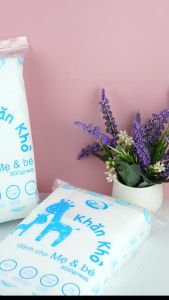 Khăn vải khô đa năng cao cấp an toàn cho bé GB baby túi 260 tờ 300g không mùi mềm dai thấm hút tốt