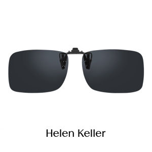 HELEN KELLER | Polarized Lightweight Clip-on Sunglasses