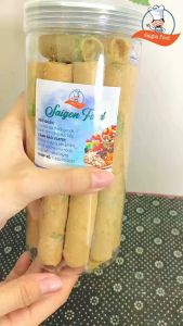 450G BÁNH ỐNG NGÒ NHÂN KEM SẦU RIÊNG-SAIGONFOOD