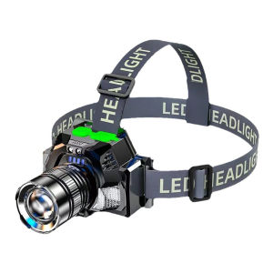 ไฟหัว LED กันน้ำพร้อมเซ็นเซอร์เคลื่อนไหวและแบตเตอรี่ใช้งานนาน เหมาะสำหรับเดินป่าและกิจกรรมกลางแจ้งในเวลากลางคืน