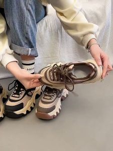 ส่งจากไทย ส่งเร็ว มาใหม่ รองเท้าผู้หญิง รองเท้าผ้าใบ รองเท้ากีฬาเพิ่มส้นสูง5ซม สไตล์เกาหลีสุดฮิต รองเท้าที่ทำให้คุณดูดี