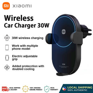 Xiaomi Mi Wireless Car Charger 30W Max Qi Auto Pinch with Intelligent Infrared Sensor Fast Charging Car Phone Holder