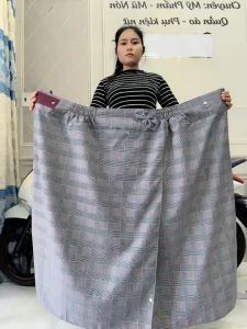 Váy chống nắng xẻ Եà vải rất dày có túi - miếng dán và nút bấm dưới Եà váy có nút bấm cố định - Kim Yến Mẹ và Bé