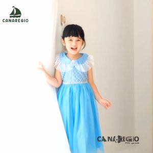 GAUN PESTA ANAK FROZEN / PESTA ULANG TAHUN / COSPLAY FROZEN ANAK