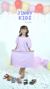 Sara Sara Jinny Kids Sendal Slop Anak Casual Size 26-35 - Sandal Selop Anak Model Dua Ban Gesper - Ukuran Telapak Kaki 26-35 cm (Rekomendasi Size Chart)