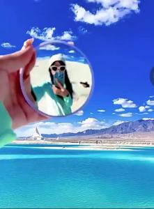 7.5cm/9.5cm Mini Round Mirror Travel Selfie Mirrors Portable Convex Wide-angle Spherical Mirror for IPhone Samsung Vlogging