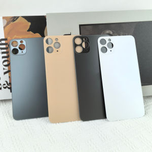 Back Cover For iPhone 11Pro/11ProMax Glass Battery Cover Door Housing Replacement Part for iPhone 11 Pro Max Battery Back Cover