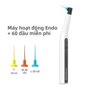 Đầu Tay Khoan Siêu Âm Không Dây Với 3 Đầu Kích Hoạt Tốc Độ Khác Nhau Dùng Trong Điều Trị Nội Nha Thiết Bị Nha Khoa Hệ Thống Điều Trị Tủy Răng Của VV DENTAL