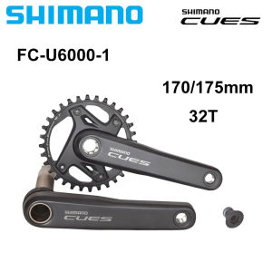SHIMANO | SHIMANO CUES FC-U6000-1 2-PIECE CRANKSET 1x11/10/9-speed 170MM 175MM 30T 32T Recommended Bottom Bracket MT501 Original Parts