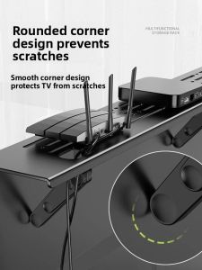BESSGROUP | TV Top Box Computer Monitor Top Router Organizer Shelf