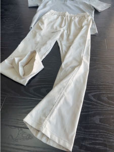 Quick Dry Ice Silk Mens Casual Pants Diagonal Cut Outdoor Summer Lightweight Straight Leg Pants Low Waist Long Trousers