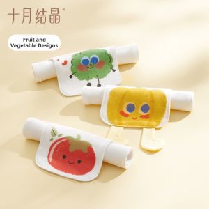 SHI YUE JIE JING | Sweat Absorbing Cotton Scarf for Toddlers Large Size