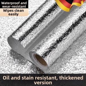 YIZHIBING | Fireproof Waterproof Oil Resistant Moisture Resistant Kitchen Aluminum Foil Paper