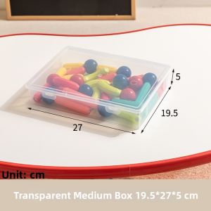 Plastic Organizing Storage Box For Small Building Blocks Tangram