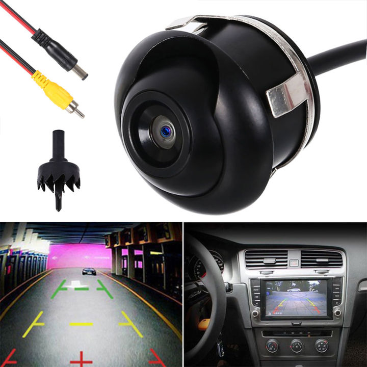 Universal 360 ° Auto HD CCD Car Rear View Reverse Back up Camera Night ...