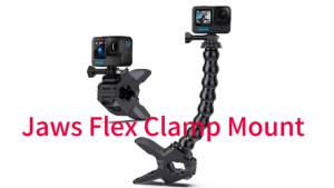 Jaws Flex Clamp Mount Adjustable Gooseneck Holder for GoPro Hero 13 12 11 10 9 8 7 6 SJCAM AKASO Insta360 DJI Osmo Action Camera