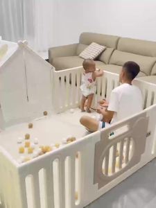 Baby Playpen For Baby Fence Kids Playground Playards Baby Fence Play Pen Kids Playground Childrens Game Small House 婴儿围栏