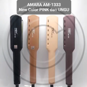 AM-1333 / Catok Rambut Plat Lebar Lurus / Amara Original