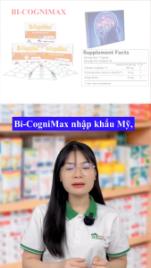 Viên Uống Bổ Não Bi Cognimax Giúp Tăng Cường Tuần Hoàn Não Và Trí Nhớ Giảm Đau Đầu (Hộp 30 Viên) Thành Phần Citicoline Cogmaxx - Lazada