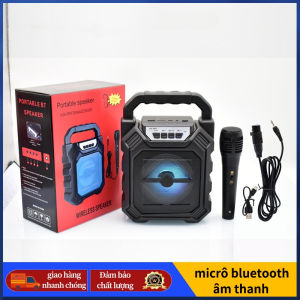 Loa Karaoke Mini Micro-Loa Micro Cầm Tay SK-668-Kết Nối Bluetooth 5.0-Chất Lượng Âm Thanh Siêu Chuẩn-Chất Lượng Cao