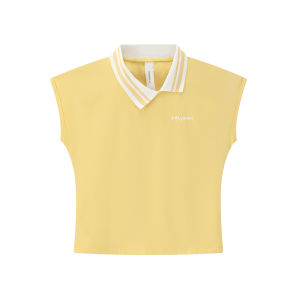 JOLLY BEAN | Asymmetric Collar Golf Sport Polo Shirt For Girls