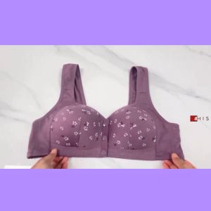 Bra Wanita Seamless Push Up Kancing Depan Busa Tipis Lembut dan Nyaman Tanpa Kawat Elegan 268