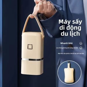 Máy Sấy Điện Cầm Tay Mini Có Thể Gập Lại Với Bộ Hẹn Giờ Thông Minh Sấy Khô Nhanh Tủ Nhỏ Gọn Dành Cho Hộ Gia Đình Du Lịch RV