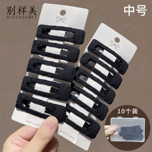 Black Fabric Hair Accessories Simple Barrette Waterdrop BB Pin Female Hair Clips Side Hair Cards Fashionable Hair Accessories